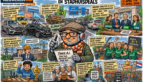 Tinus A.I: ‘Nieuwegein tussen sirenes, sport en stadhuisdeals’