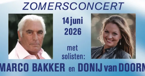 Vegas Orchestra geeft zomerconcert met Marco Bakker en Donij van Doorn in de Barbarakerk Vreeswijk