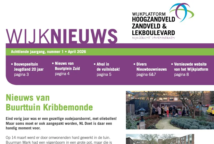 Wijknieuws HZL 2026 april
