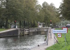 Kanaal bij Nieuwegein nu helemaal dicht