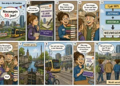 Wie schrijft het verhaal van 55 jaar Nieuwegein?