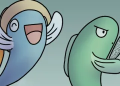 De strip van Kim Houtzager: ‘Zelfs vissen staan soms in de file bij Galecop’