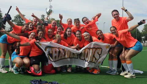 Na de triple van Dames 1 pakt ook Dames 2 van MHCN de titel