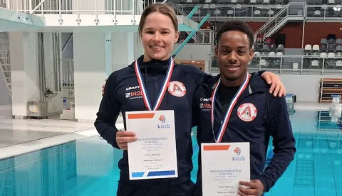 Aquarijn levert zes schoonspringers voor Europese kampioenschappen in Boedapest en Parijs