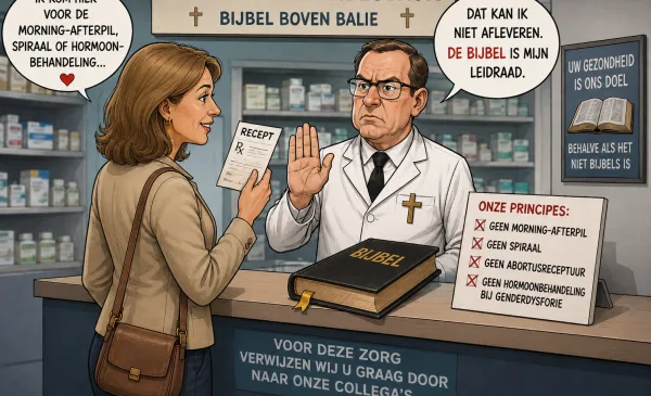 Bijbel boven balie: Apotheek Vreeswijk levert bepaalde zorg niet