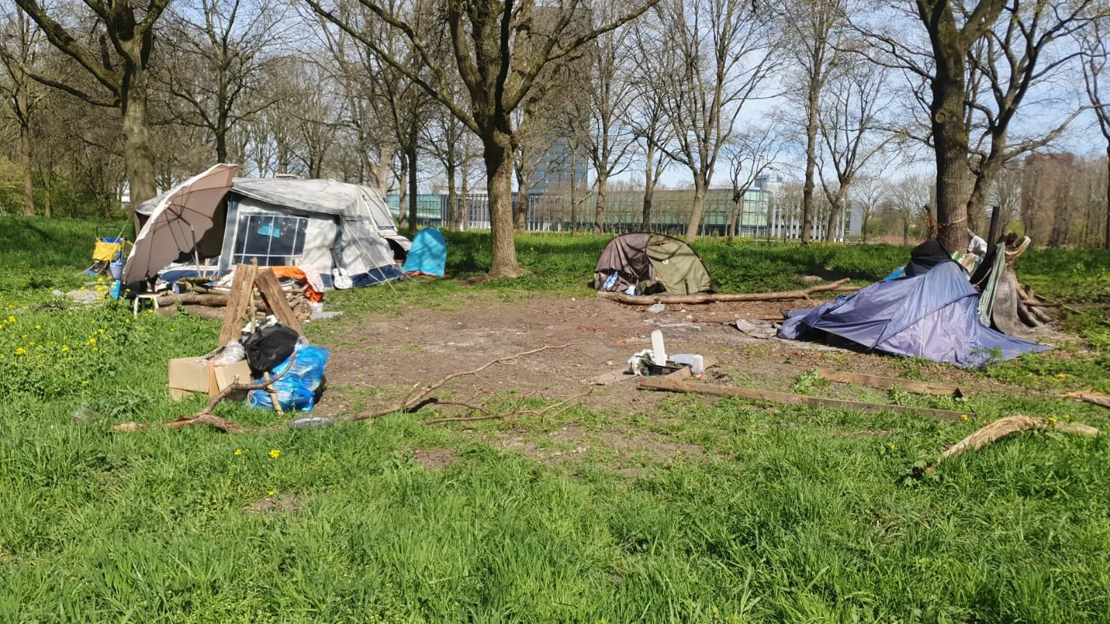 dakloos langs de A2
