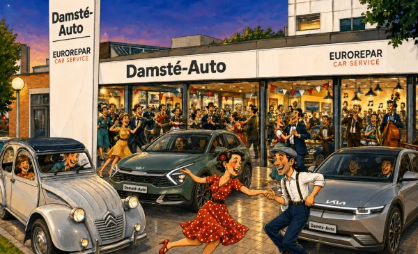 Autoshowroom wordt dansvloer: gratis bigbandmiddag bij Damsté-Auto in Nieuwegein