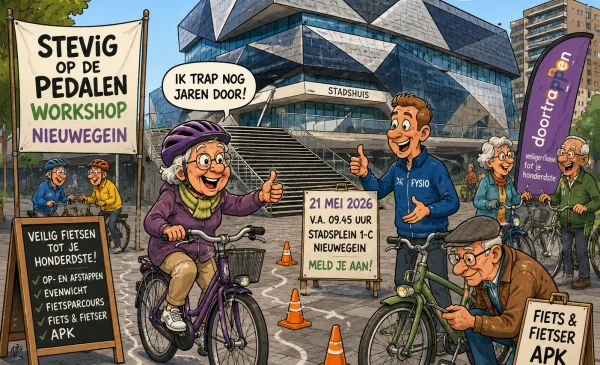 Nieuwegein helpt senioren veiliger de fiets op
