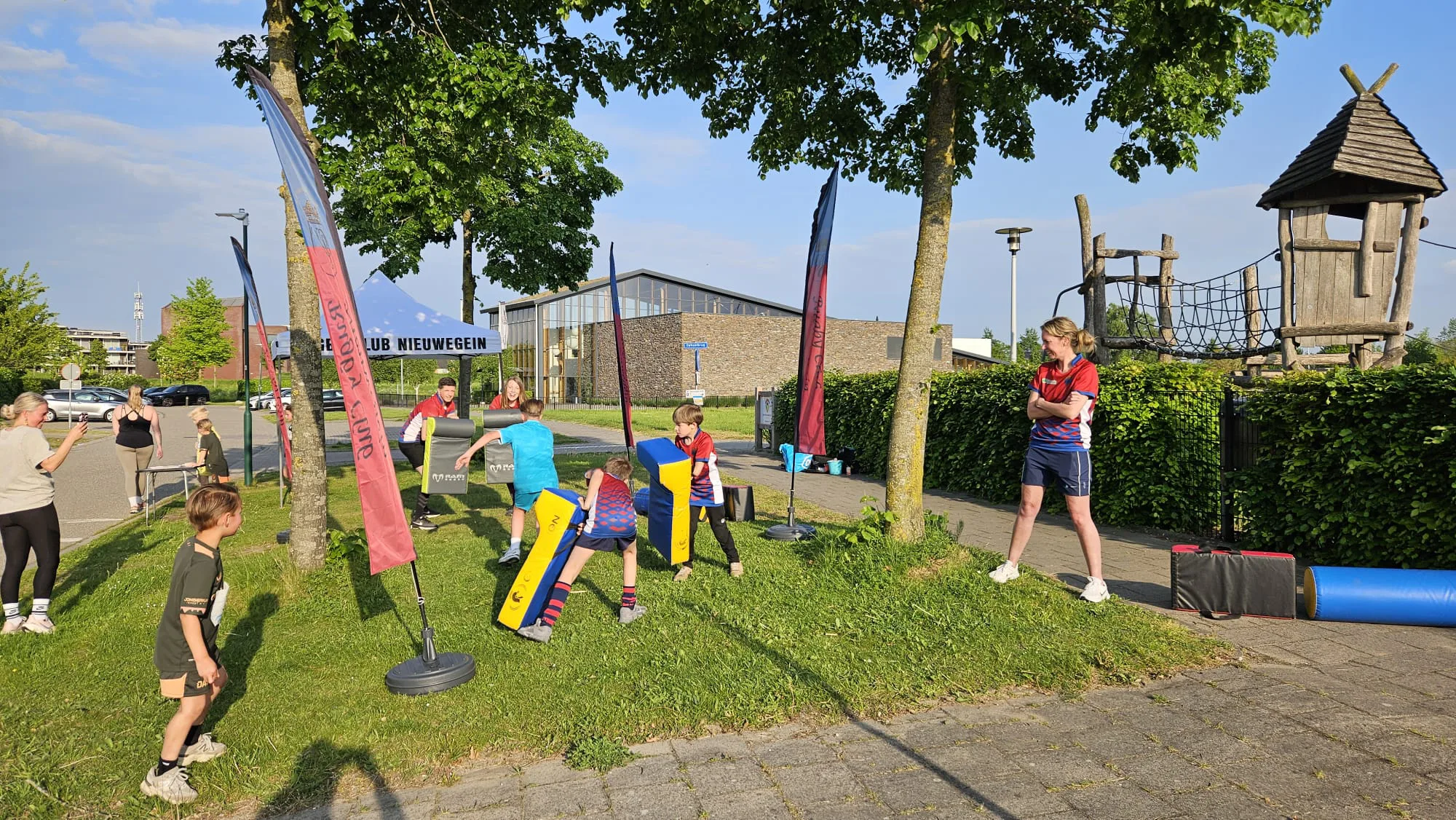 Rugby trainen jeugd