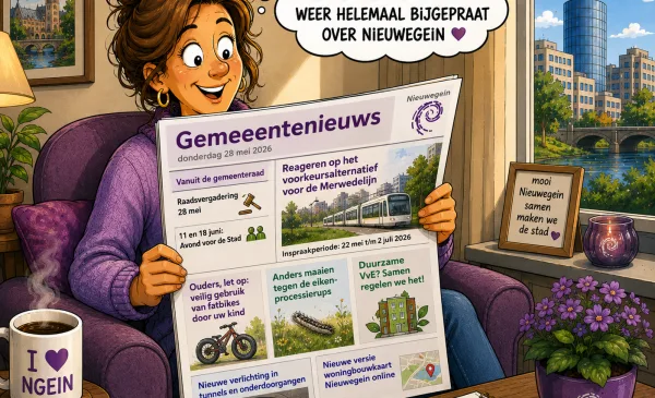 Gemeentenieuws Nieuwegein: Raad vergadert, minder maaien en aandacht voor de Emmauskerk