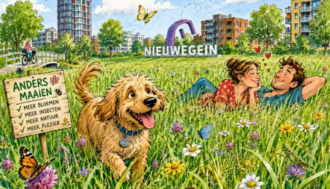 Hoog gras in Galecop en Fokkesteeg is straks geen verwaarlozing, maar beleid
