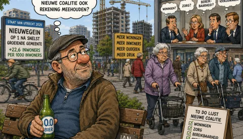 Jan met de Pet: ‘Nieuwegein groeit harder dan de politiek praat’