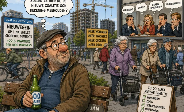 Jan met de Pet: ‘Nieuwegein groeit harder dan de politiek praat’