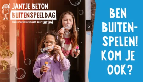 Bouwgein en Jeugdland doen mee aan Jantje Beton Buitenspeeldag in Nieuwegein