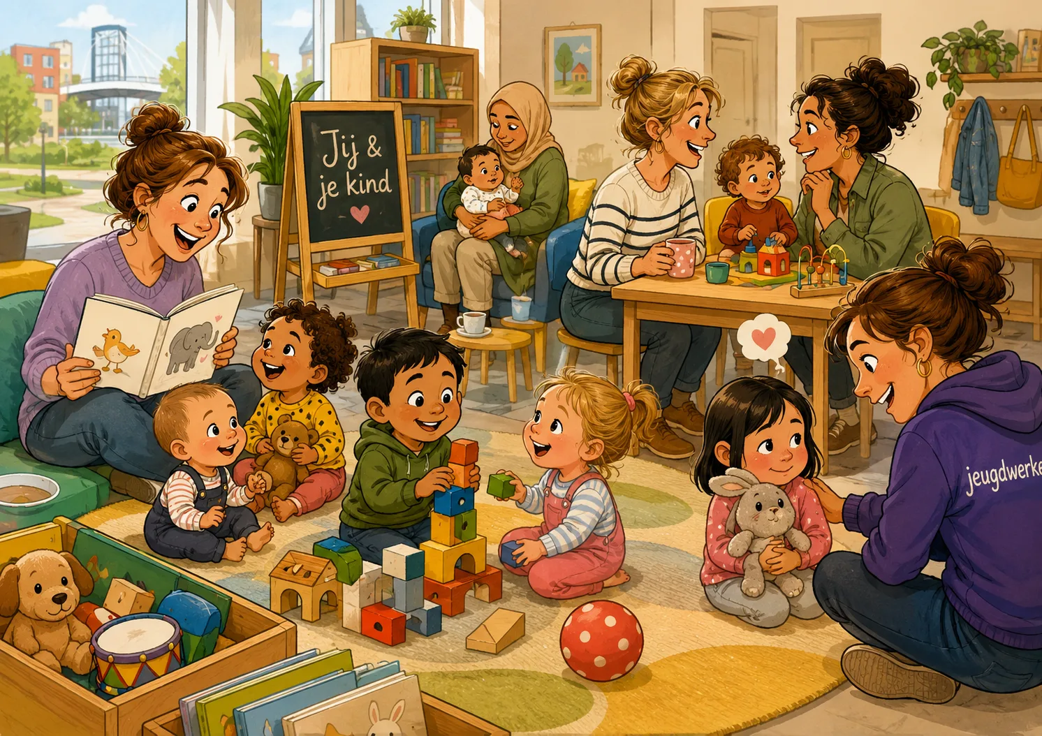 Karikatuur Jij en je kind