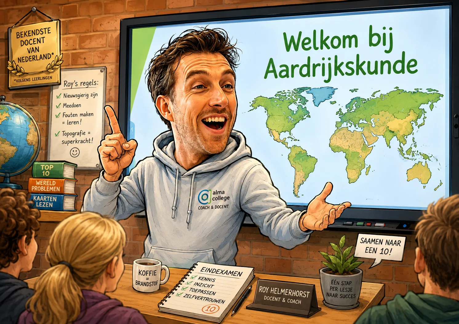 Karikatuur Roy Helmerhorst