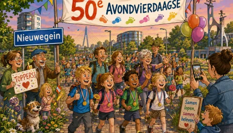 Nieuwegein trekt de wandelschoenen aan voor 50e Avondvierdaagse
