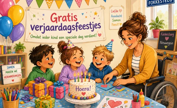 Waarom een kinderfeestje in Fokkesteeg ineens veel meer is dan taart en slingers