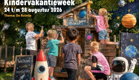 Nieuwegeinse bouwspeeltuinen schieten deze zomer de ruimte in: inschrijving Kindervakantieweek bijna open
