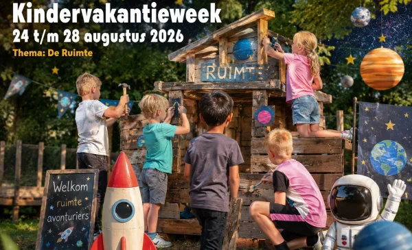 Nieuwegeinse bouwspeeltuinen schieten deze zomer de ruimte in: inschrijving Kindervakantieweek bijna open