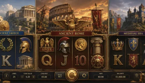 De Beste Casinoslots Geïnspireerd op Europese Steden en Geschiedenis