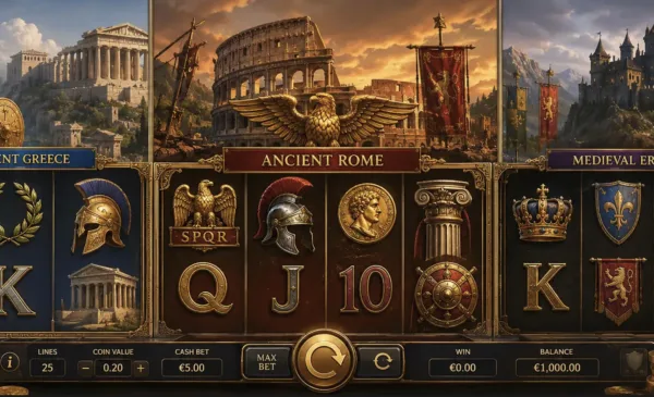 De Beste Casinoslots Geïnspireerd op Europese Steden en Geschiedenis