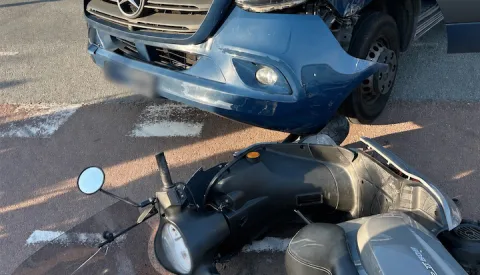 Fietspad langs bedrijventerrein opnieuw toneel van zwaar scooterongeval
