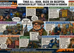 Tinus A.I: ‘Rook, ruzie en recepten, Nieuwegein blijft tegelijk ontsporen en verbinden’