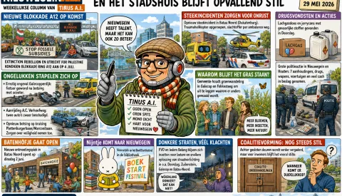 Tinus A.I: ‘Nieuwegein staat op scherp, en het Stadshuis blijft opvallend stil’
