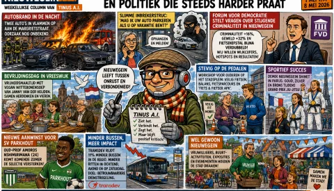 Tinus A.I: ‘Rook boven de stad, soep op tafel en politiek die steeds harder begint te praten’