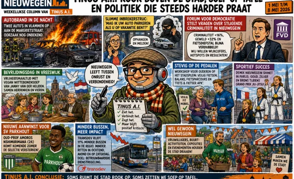 Tinus A.I: ‘Rook boven de stad, soep op tafel en politiek die steeds harder begint te praten’
