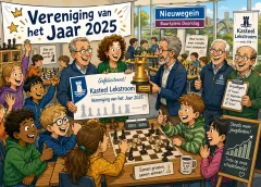 Schaakvereniging Kasteel Lekstroom uitgeroepen tot vereniging van het jaar 2025