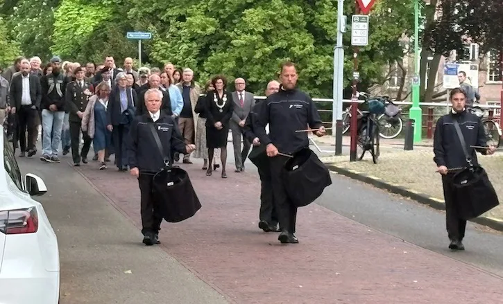 Wandeling naar het monument