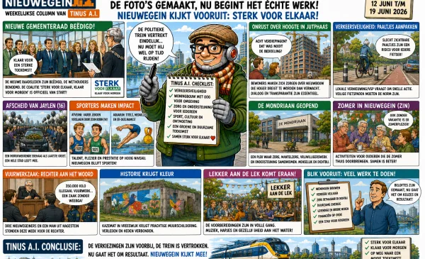 Tinus A.I: ‘De stoelen zijn verdeeld, de foto’s gemaakt, nu begint het echte werk’