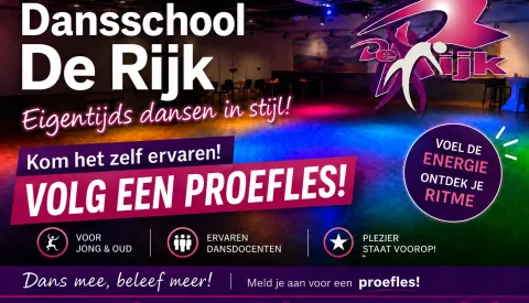 Samen dansen, bewegen en genieten op de dansvloer bij Dansschool De Rijk