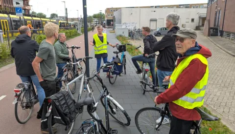 Nieuwe raadsleden krijgen fietsveiligheid letterlijk onder de wielen