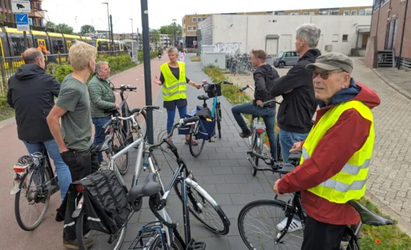 Nieuwe raadsleden krijgen fietsveiligheid letterlijk onder de wielen