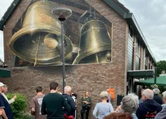 Nieuwe muurschildering aan de Beiaard officieel ingeluid