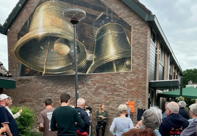 Muurschildering aan de Beiaard