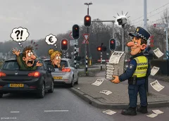 Nieuwegeiners kregen voor ruim 2,2 miljoen euro aan verkeersboetes