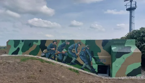 Van mitrailleurpost tot muurkunst, kazemat in Vreeswijk trekt weer de aandacht