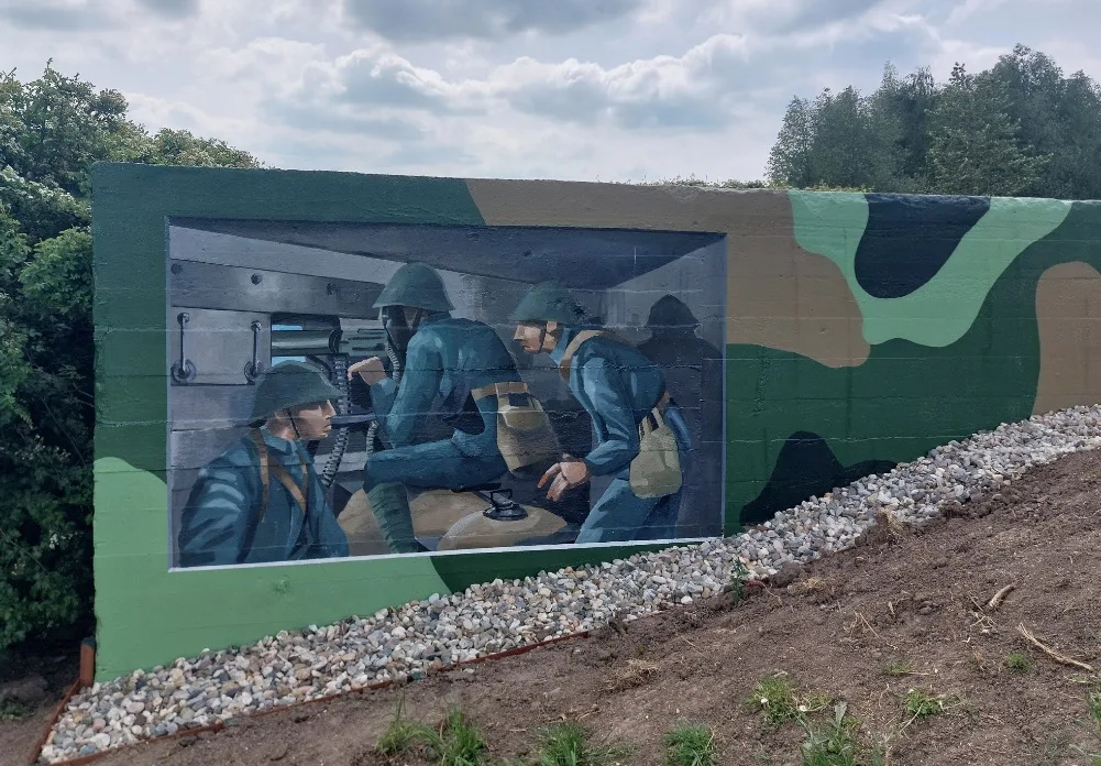 Kazemat Muurschildering Vreeswijk