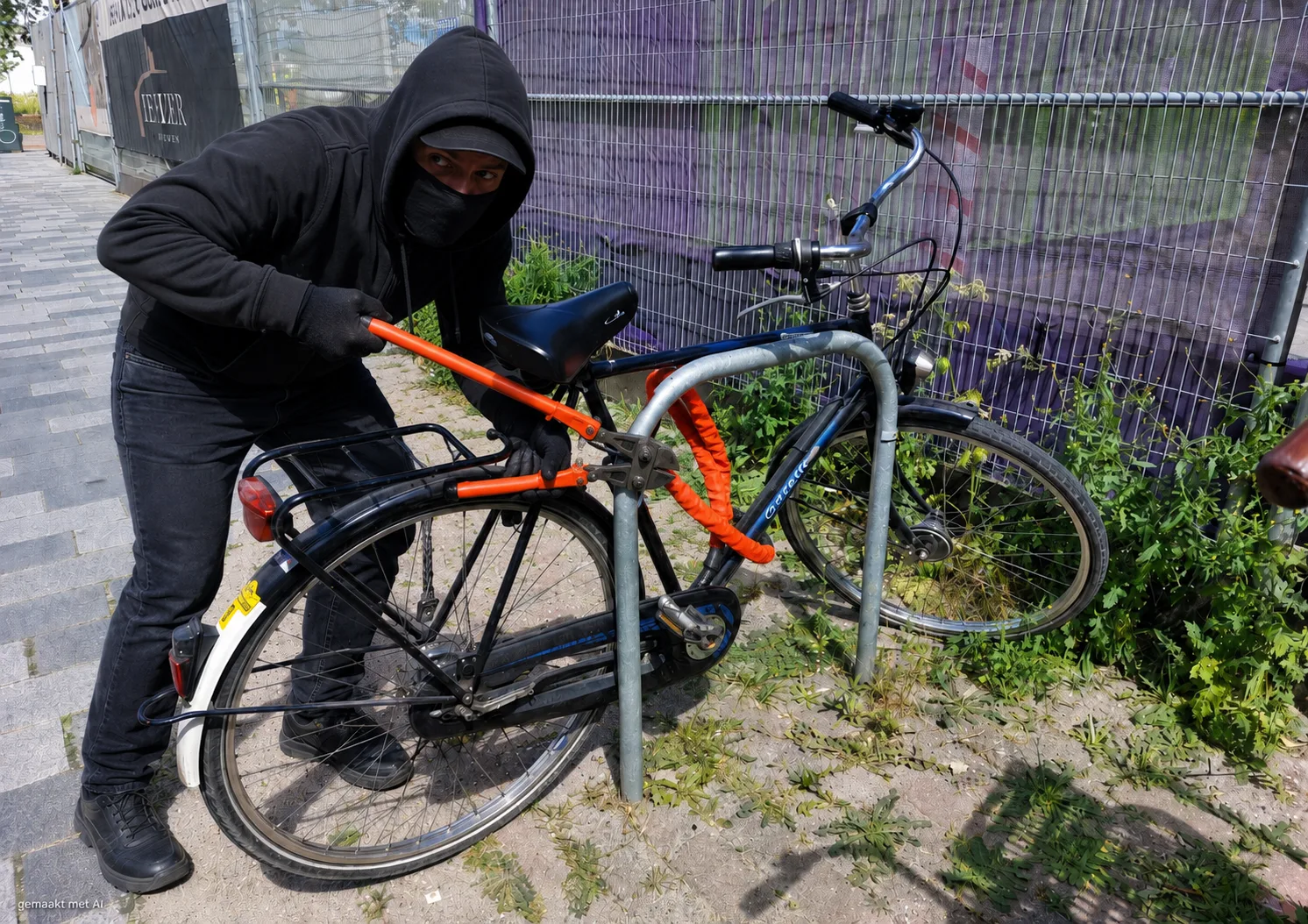 Fietsendief