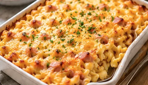 Koken met PEN: ‘Romige macaronischotel met kaas en ham’