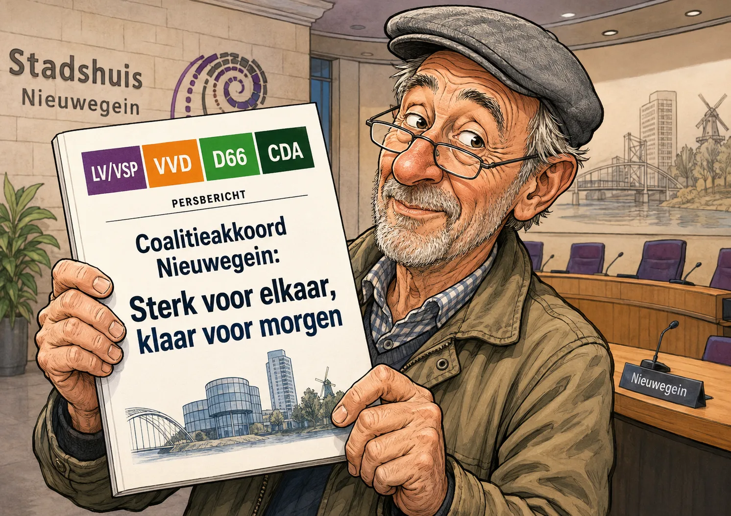 Jan met de Pet houdt coalitieaccoord vast