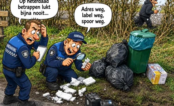 Nieuwegein grijpt steeds vaker in bij afvaldumping, maar de dader blijft meestal buiten beeld