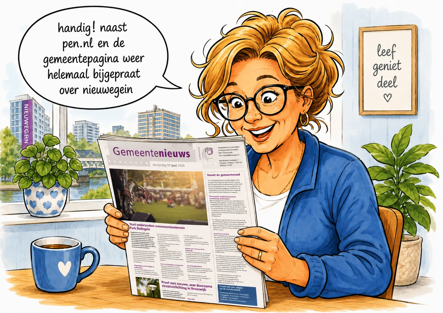 karikatuur gemeentenieuws 11 juni 2026