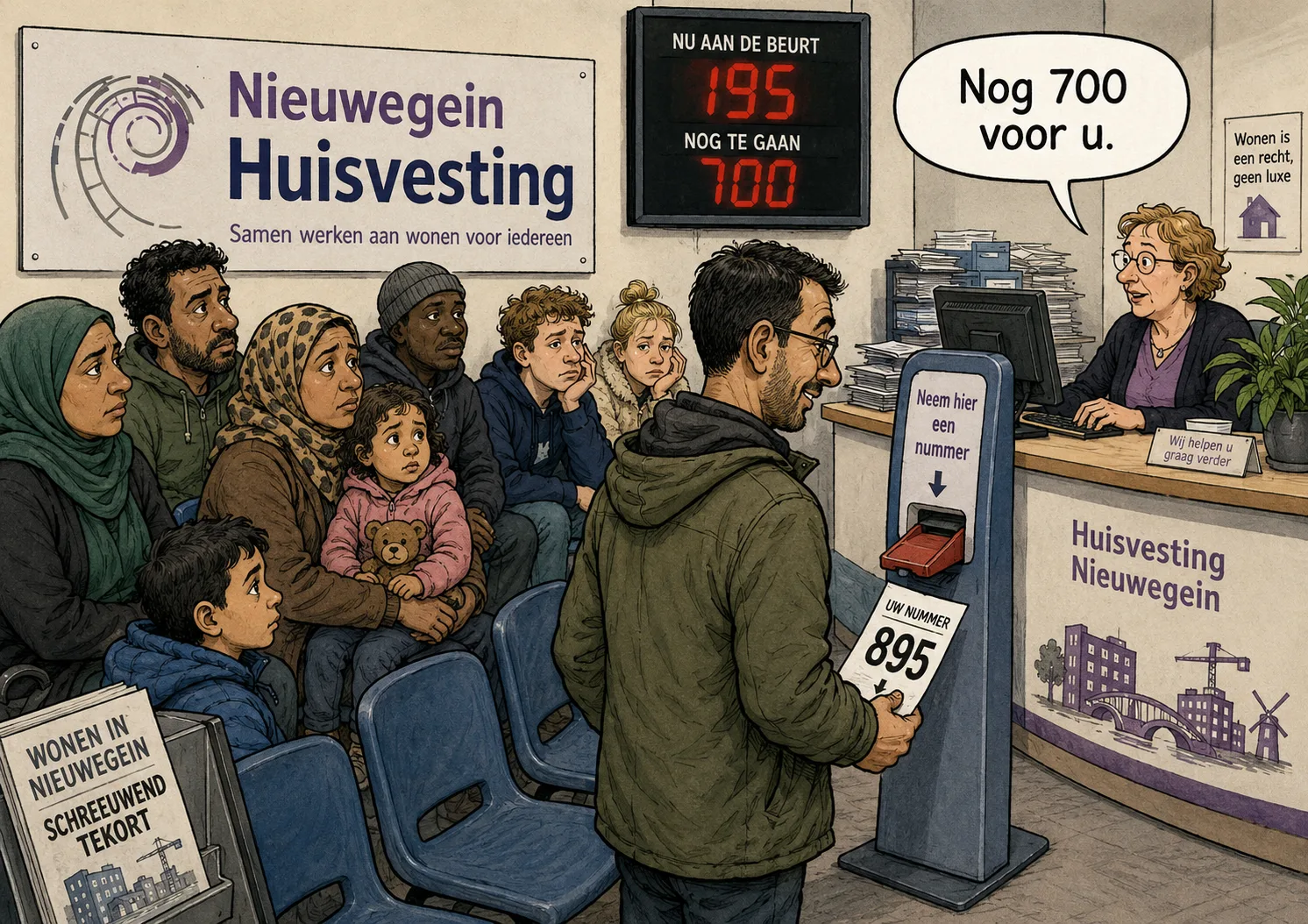 karikatuur huisvesting