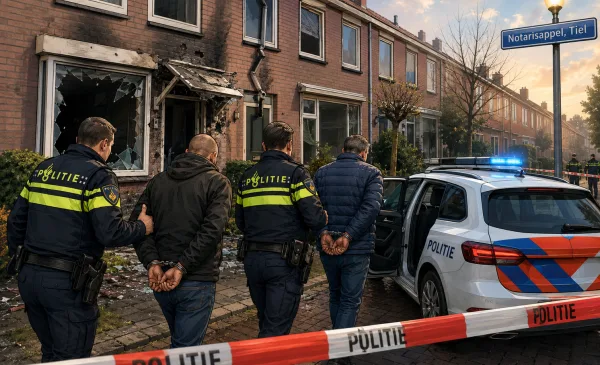 Twee Nieuwegeiners aangehouden na explosie bij woning in Tiel