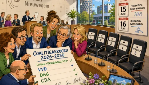 Nieuwegein krijgt politieke sleutelweek: coalitieakkoord op tafel en benoeming wethouders